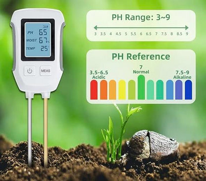 Sonde pour le pH, la température et l'humidité